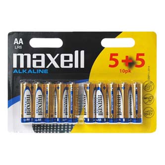 Maxell alkalická batéria, AA, 1.5V, blister