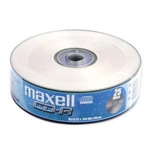 Maxell  CD-R  700MB  52x,  25ks v cake obale, Softpack