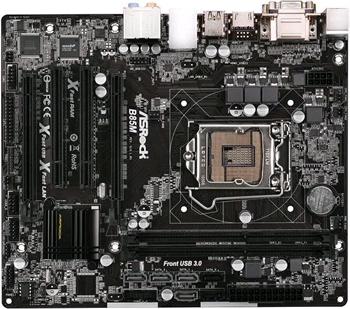 MB ASRock B85M/BULK, B85, DualDDR3-1600, SATA3, mATX