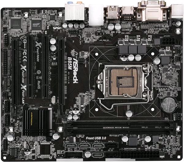 B85m hds asrock не запускается