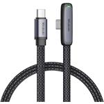 Mcdodo kábel USB-C 65W, 1,2 m, zahnutý, čierny