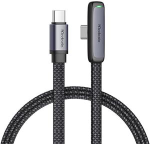 Mcdodo kábel USB-C 65W, 1,2 m, zahnutý, čierny