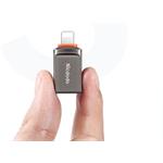 Mcdodo redukcia OTG lightning na USB-A M/F, čierna