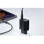 Mcdodo rýchlo nabíjačka, USB + USB-C, 33 W + kábel USB-C (čierna)