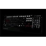 Mechanická klávesnice OZONE STRIKE PRO, 5 profilov, US verzia, USB, čierna,podsvietenie,USB hub,audio vstup,blue cherry