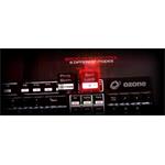 Mechanická klávesnice OZONE STRIKE PRO, 5 profilov, US verzia, USB, čierna,podsvietenie,USB hub,audio vstup,blue cherry