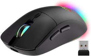 Media-Tech MT1124, tichá bezdrôtová optická myš 2v1 s BT 5.0 a 2.4 GHz s nabíjateľnou batériou