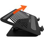 Media-Tech MT2662 LAPTOP STAND ROTO, otočný a nastaviteľný ergonomický stojan pre 10-17 palcové notebooky a tablety