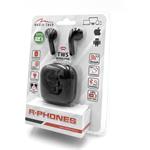 Media-Tech MT3608K R-PHONES TWS, bluetooth slúchadlá, čierne