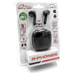 Media-Tech MT3608K R-PHONES TWS, bluetooth slúchadlá, čierne