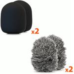 Media-Tech MT416 Micro-Mic Duo, sada klopových mikrofónov