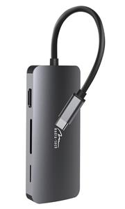 Media-Tech MT5044, 8v1 hub USB-C PRO 