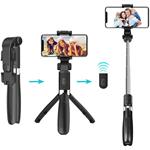 Media-Tech MT5542 2in1 SELFIE TRIPOD, selfie tyč s Bluetooth diaľkovou spúšťou, čierna