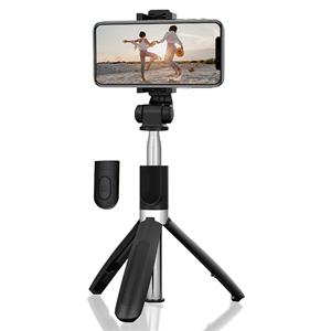 Media-Tech MT5542 2in1 SELFIE TRIPOD, selfie tyč s Bluetooth diaľkovou spúšťou, čierna