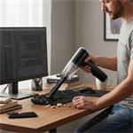 Media-Tech MT6538 JET AIR DUSTER, 2 v 1 akumulátorový mini vysávač, fúkač