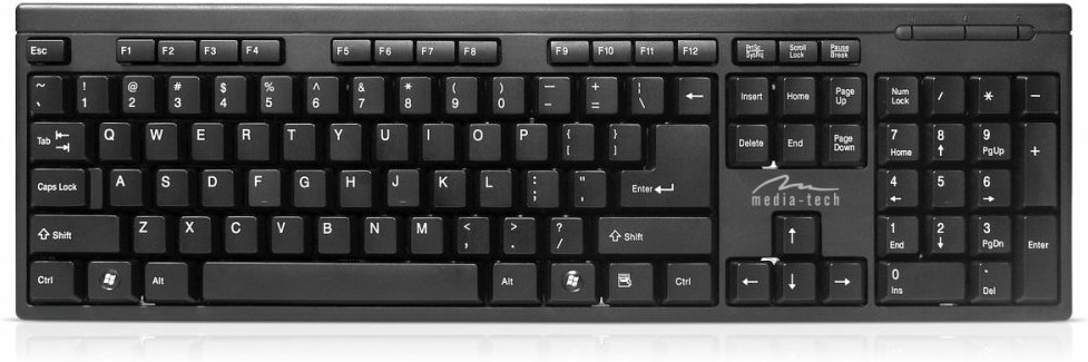 Media-Tech STANDARD, počítačová klávesnica, čierna