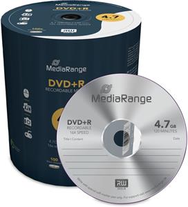 MediaRange DVD+R 4,7GB 16x spindl 100ks