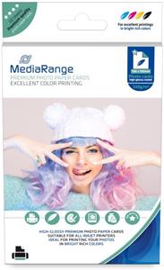 MediaRange fotopapier 10x15, 50 listov, 220g, lesklý, atrament