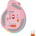 Meetion BTM010R, bezdrôtová myš, 2400DPI, ružová