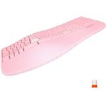 Meetion DirectorW, ergonomická klávesnica bezdrôtová, US, ružová