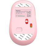 Meetion R571, bezdrôtová myš, 1600DPI, bielo-ružová