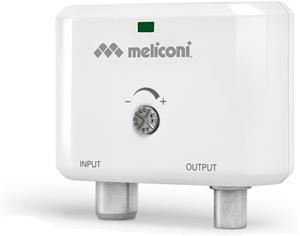 Meliconi AMP-20 MINI, zosilňovač DVB-T signálu, biely