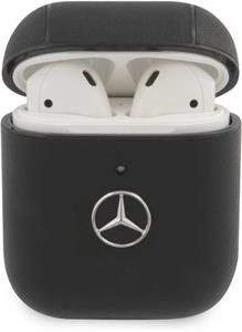 Mercedes Kožené puzdro pre AirPods 1/2, čierny