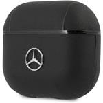Mercedes Kožené puzdro pre AirPods 3, čierny
