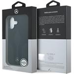 Mercedes Leather The Move MagSafe kryt pre iPhone 17, čierny