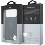 Mercedes Leather The Move MagSafe kryt pre iPhone 17 Pro Max, čierny