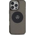 Mercedes PC/TPU Star Pattern MagSafe kryt pre iPhone 16 Pro, čierny