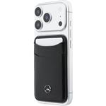 Mercedes PU Leather MagSafe Card Holder peňaženka, čierna