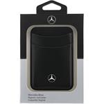 Mercedes PU Leather MagSafe Card Holder peňaženka, čierna