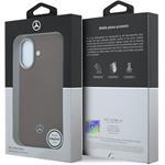 Mercedes PU Leather Wood Semi Wrap MagSafe kryt pre iPhone 17, Camel