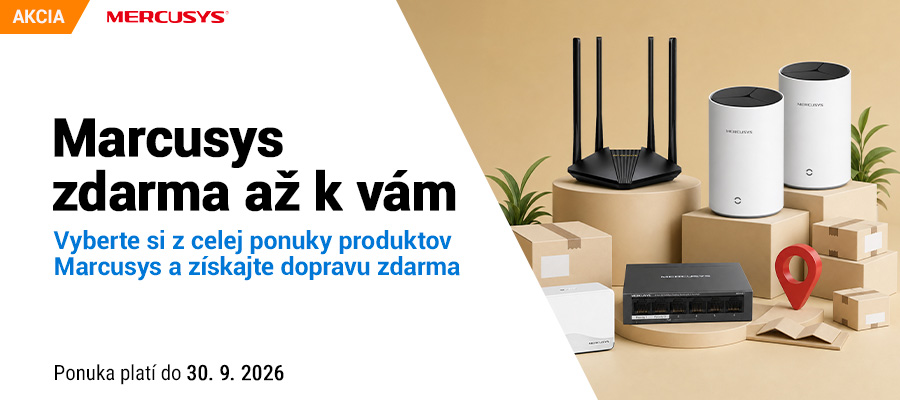 Mercusys produkty s dopravou zdarma