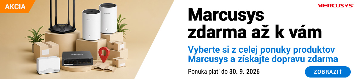Mercusys produkty s dopravou zdarma