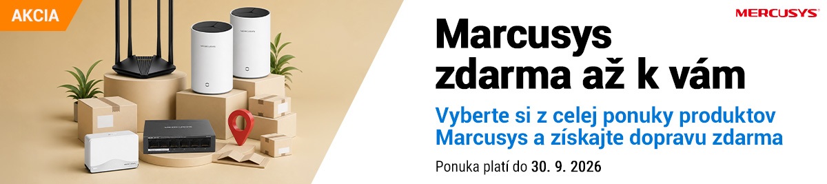 Mercusys produkty s dopravou zdarma
