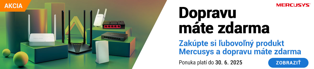 Mercusys s dopravu zdarma!