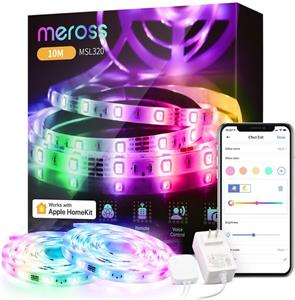 Meross MSL320HK EU, Smart Wi-Fi LED pás RGB 2x5m