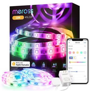 Meross Smart Wi-Fi LED pás RGB 2x5m, MSL320HK (EU verzia)