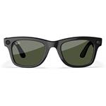 Meta Ray-Ban Wayfarer, AI brýle, Shiny Black, G15 Green