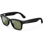 Meta Ray-Ban Wayfarer, AI brýle, Shiny Black, G15 Green