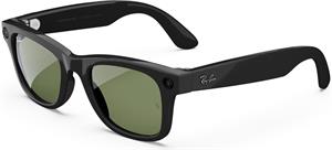 Meta Ray-Ban Wayfarer, AI brýle, Shiny Black, G15 Green