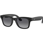 Meta Ray-Ban Wayfarer, AI okuliare, Matte Black, Polarized Gradient Graphite (Large)