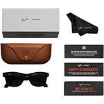 Meta Ray-Ban Wayfarer, AI okuliare, Matte Black, Polarized Gradient Graphite (Large)