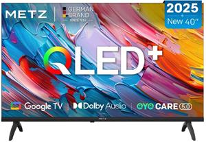 METZ 40MQF7000Z, Google TV, QLED, 40" (100cm), HD