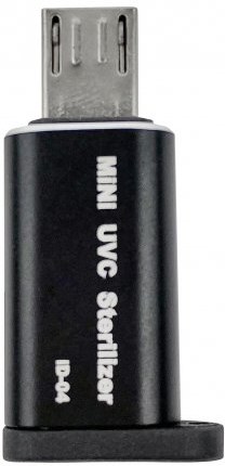 Micro-USB UVC sterilizátor iD-04 Mini, čierny