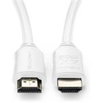 MicroConnect kábel HDMI v 2.0 M/M, prepojovací, 1,5m, biely