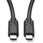 MicroConnect kábel USB-C 3.2 Gen 2 100W, 3,0m, čierny