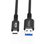 MicroConnect kábel USB na USB-C 60W, 0,25m, čierny